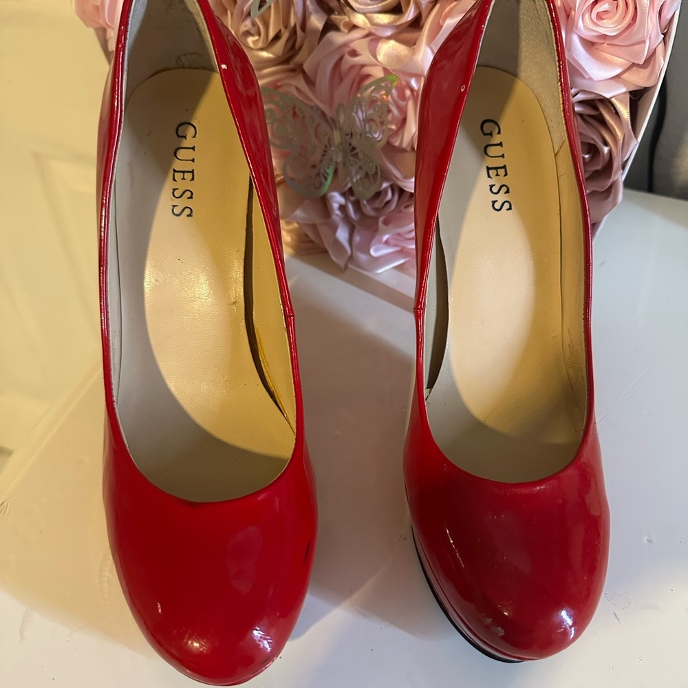 Guess Red Heels Elegant Design